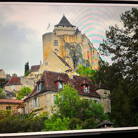 Vue Magique A Castelnaud Villa Bagian luar foto