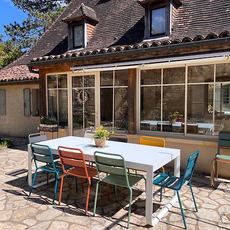 Vue Magique A Castelnaud Villa Bagian luar foto