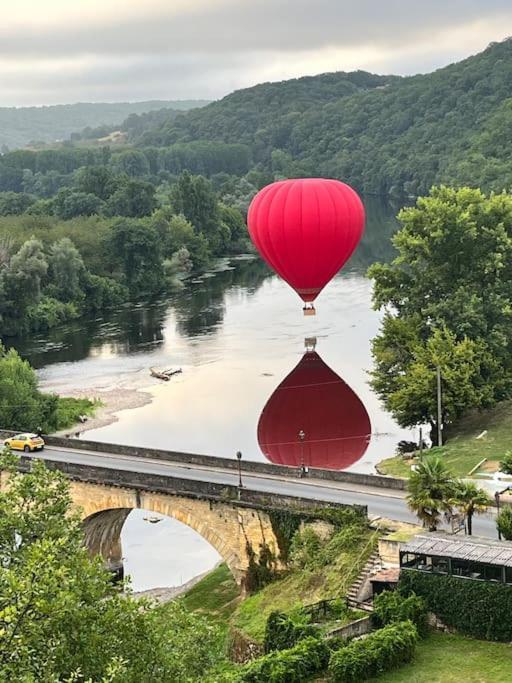 Vue Magique A Castelnaud Villa Bagian luar foto
