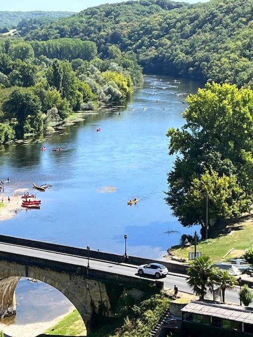 Vue Magique A Castelnaud Villa Bagian luar foto