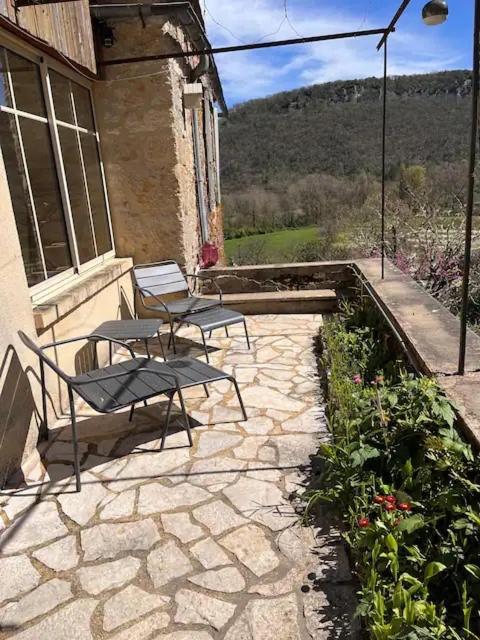 Vue Magique A Castelnaud Villa Bagian luar foto