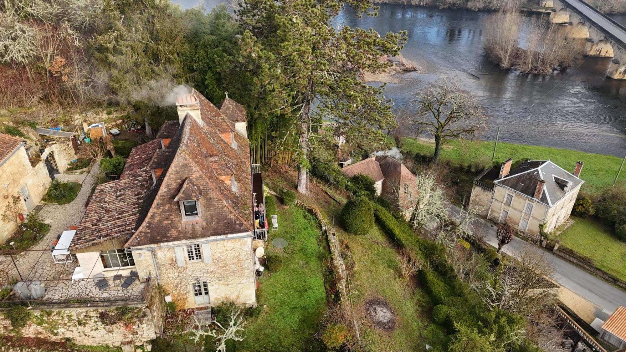 Vue Magique A Castelnaud Villa Bagian luar foto