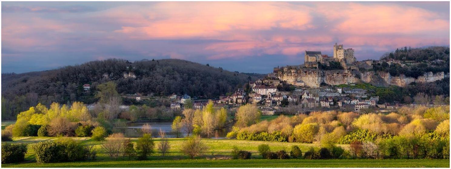 Vue Magique A Castelnaud Villa Bagian luar foto